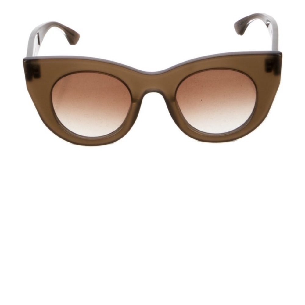 THIERRY LASRY Brown Sunglasses Elegant Accessories  Cat Eye
